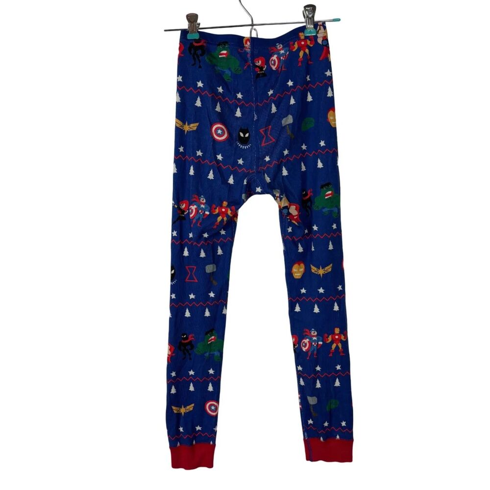 Hanna Andersson Blue Marvel Superheroes Pajama Pants Boys US 8